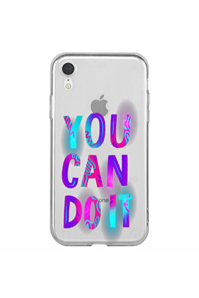 Other Apple iPhone Xr You Can Doit Transparent Silicone TPU Θήκη