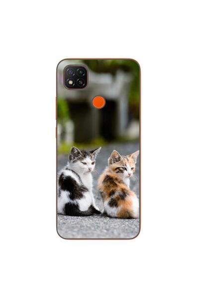 OEM Husa compatibila cu Xiaomi Redmi 9C, 9C NFC Silicon Gel Tpu Model Kitties