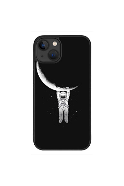 Other Apple iPhone 13 Mini Swinging on the moon Black Glossy Θήκη