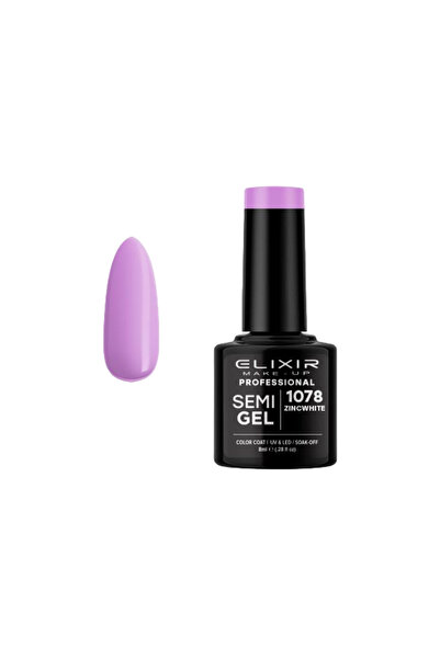 Elixir SEMI GEL (ΗΜΙΜΟΝΙΜΟ ΒΕΡΝΙΚΙ) - 1078 (ZINCWhite) 8ML