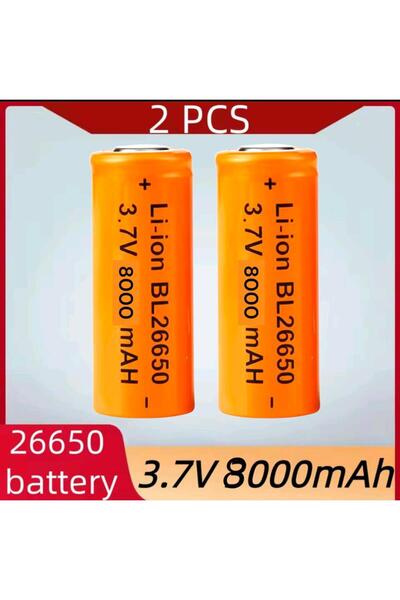 genernic 26650 Rechargeable Battery 3.7V 8000Mah Lithium Ion Battery for Flas...