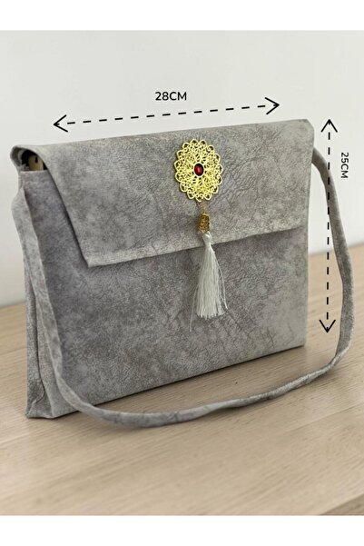 Medrese Kitab Evi Kuran Kılıfı Çantası Kabı Cami Boy 25x28 Cm Krem Renk Kuran...