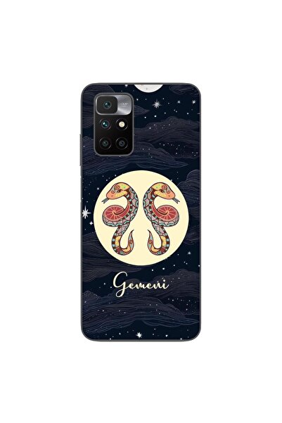 OEM Θήκη συμβατή με Xiaomi Redmi 10 Σιλικόνης Gel TPU με σχέδιο Ωροσκόπιο Δίδυμα