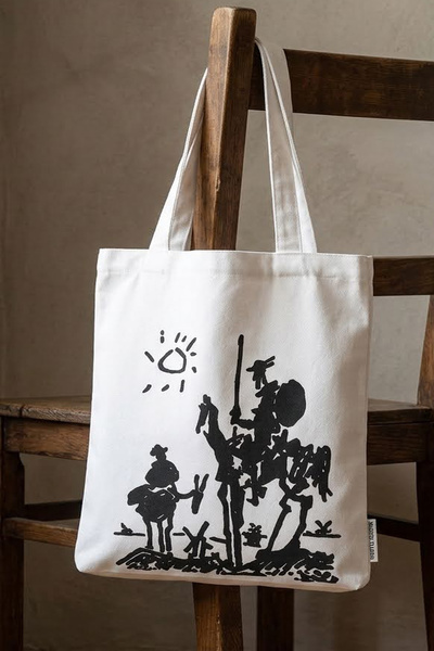 Ju Yaratıcı Tasarım Cloth Handbag Don Quixote