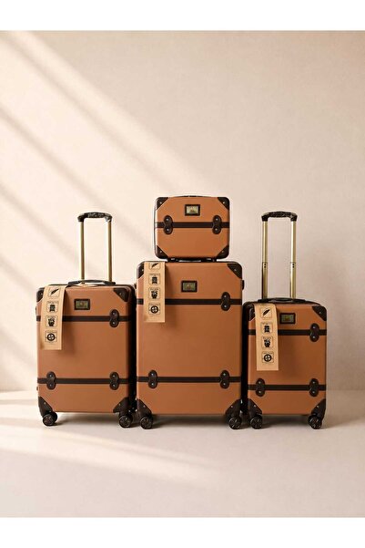 CLASSİC Classic 4 Pcs Luggage Sets Suitable for Travel and Wedding Bride and ...
