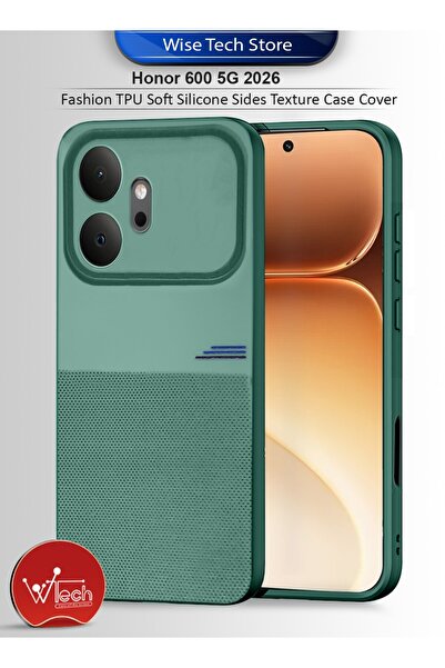Wtech غطاء حماية لهاتف Honor 600 5G 2026 من السيليكون الناعم بتصميم عصري وملم...