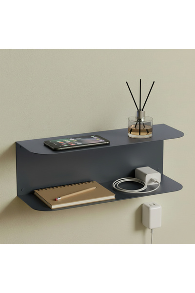 UYART HOME Metal Wall Shelf Key Holder Phone Holder Entrance Hallway Organize...
