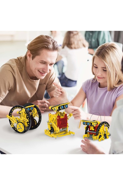 PicassoTiles بيكاسو - مجموعة أدوات علمية لبناء روبوت فضائي تعمل بالطاقة الشمس...