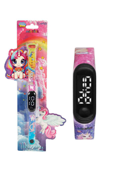 Gadget Gear Miniflak Unicorn Renkli Bileklik Led Çocuk Saati