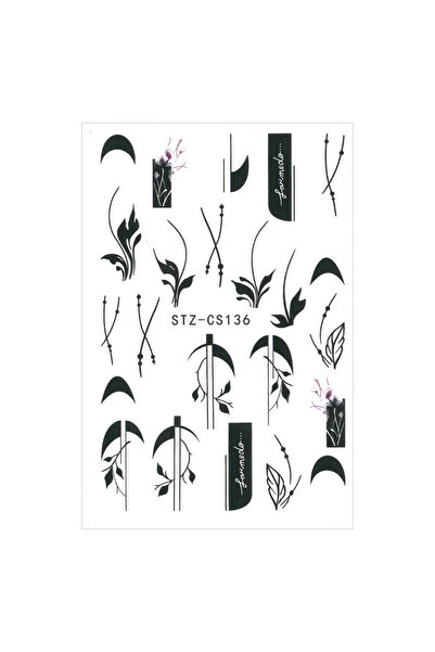 E-Unghii Water-based adhesive sticker stz - CS 136
