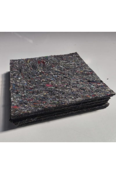 Jutien Multi-Purpose Felt 40X40 cm Sheet Felt 10 Pieces - Sound and Heat Insulation under Cushion, under Carpet, under Mattress and Floor Felt