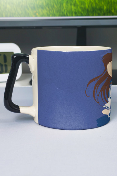 ZipZap Fruits Basket Anime Printed Ceramic Luxury Mug (1 Piece) Custom Black ...