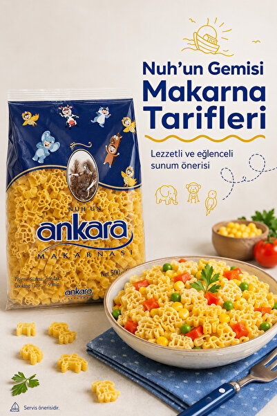 Nuh'un Ankara Hayvan Figürlü Makarna 500 gr