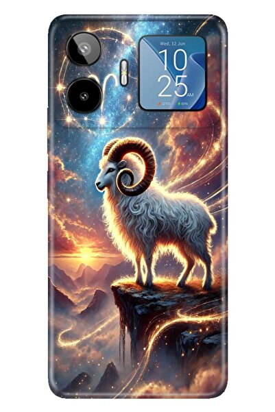 General Mobile GM 26 Pro (G903) Kılıf Oğlak Burcu Temalı Desenli Darbe Emici ...