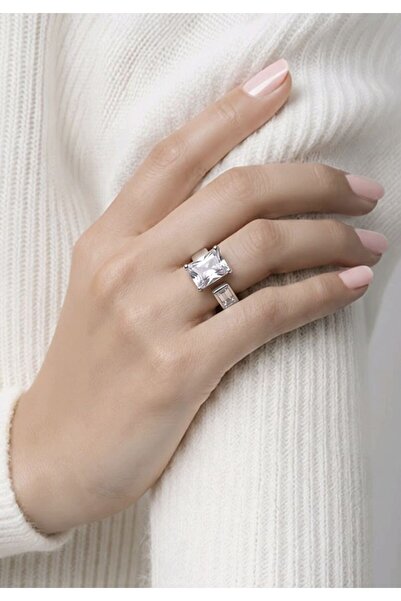 Monalisa Home Adjustable Zircon Stone Patterned Ring