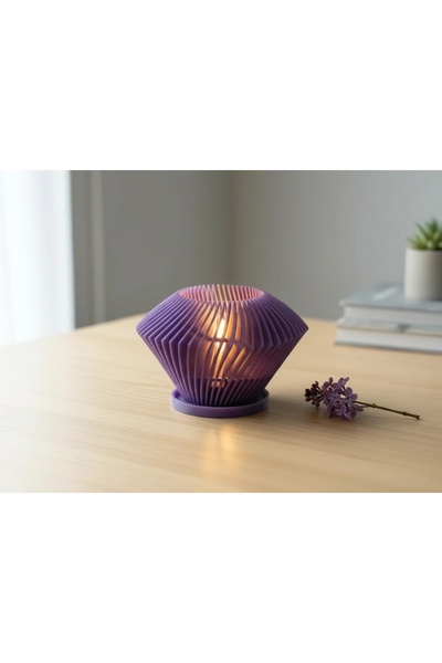 OEM Mini Decorative Ambient Lamp, 3D Printed, Geometric Design