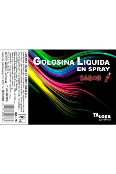 TALOKA Υγρό Σπρέι Καραμέλας με Γεύση Κόλα 20 ml