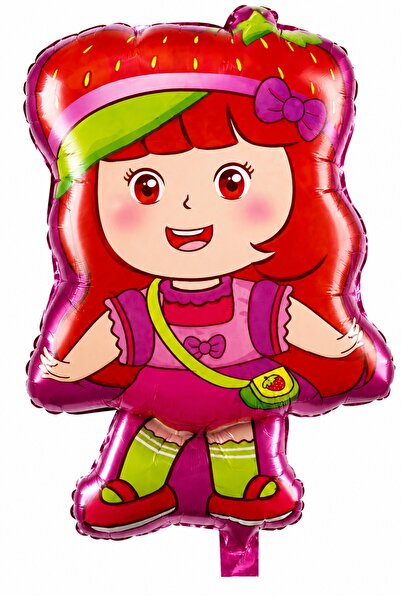 BKMC PARTY 🍓   Strawberry Shortcake Character Foil Balloon Helium Compatible...