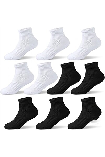 LUXURY Unisex Socks Made of 100% Cotton with Nano Silver to Prevent Odor 10Pairs