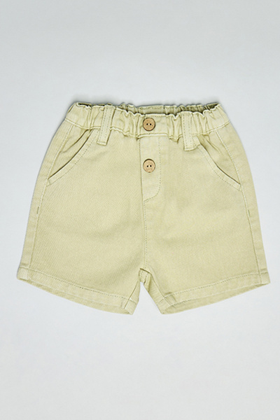 R&B Solid Shorts with Drawstring Waist