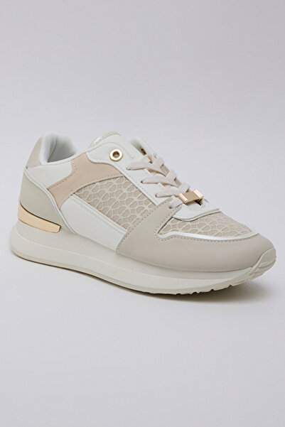 R&B Color Block Lace-Up Sneakers