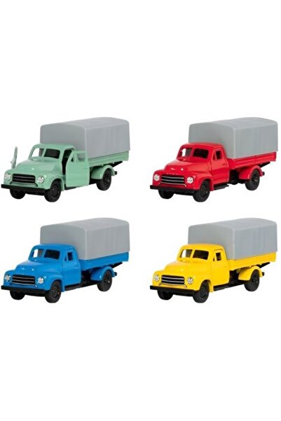 Goki Camion In Miniatura Opel Blitz 1952 Die-Cast Cu Mecanism Pull-Back 12 Cm
