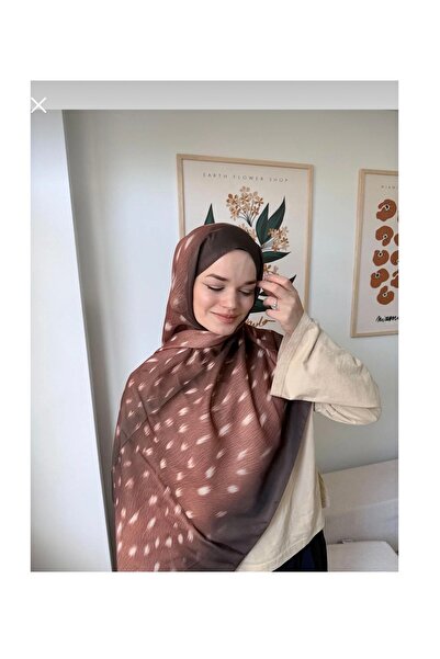 By Aheli MOODİVA GEYİK DESENLİ SOFT PAMUK ŞAL