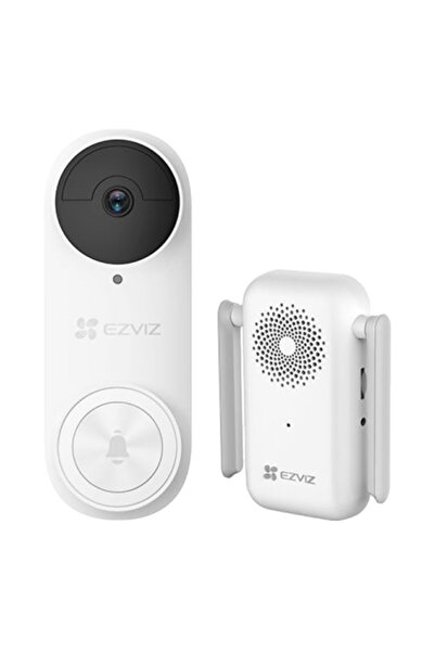 EZVIZ Kit sonerie video EZVIZ, conexiune Wi-Fi, rezoluție 3K, baterie de 5200...