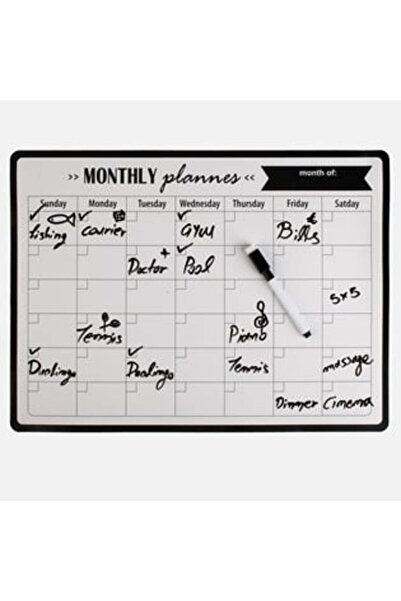 OEM Magnetic Board with Monthly Planner 40 x 30 cm