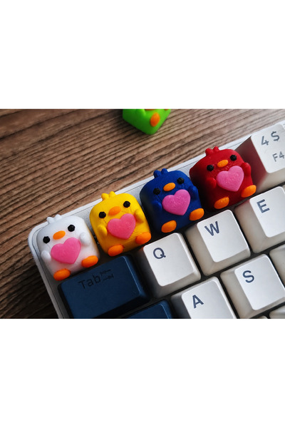 Kalpli Civciv Artisan Tuş Kapağı Seti (4’lü)
