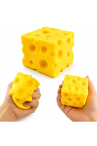 Zenorius Παιχνίδι Κύβος Τυριού Squishy, Αντι-Στρες 6.5x6.5εκ., Αργής Ανύψωσης...