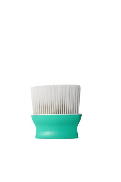 MAXDONA Hair Dredging Brush for Shaving Green and White Soft Bristles Ergonom...