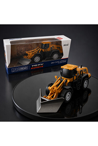OEM Buldozer metalic cu cupa mobila si frictiune scara 1:55