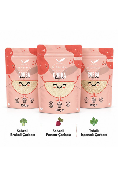 Mamma Emada Mamma 3 lü Çorba Paketi (3x150g)