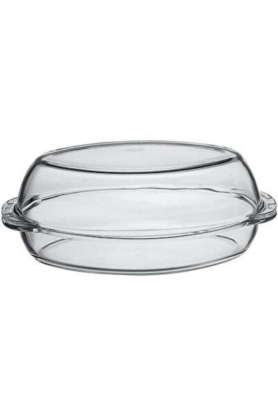 Borcam Heat-resistant dish with lid Borcam, oval, heat-resistant glass, 34x20...