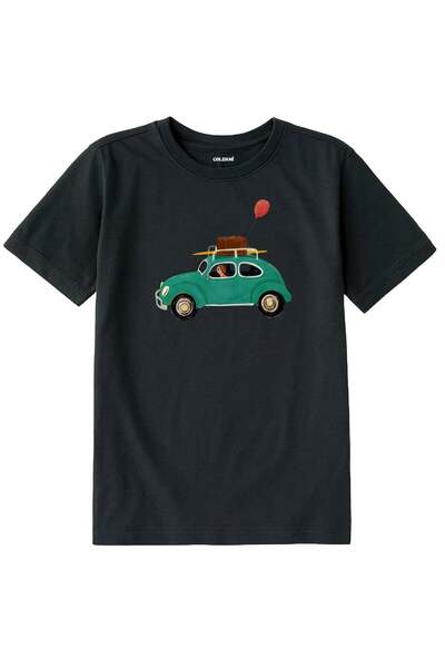 Colermi Kids' T-Shirt - Balloon Ride Car Design