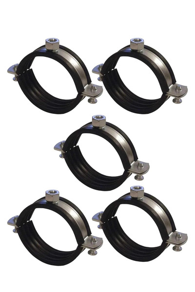 Generic Brand Mey Import ®   1 Inch Pipe Clamp with Nut (5 Pieces)