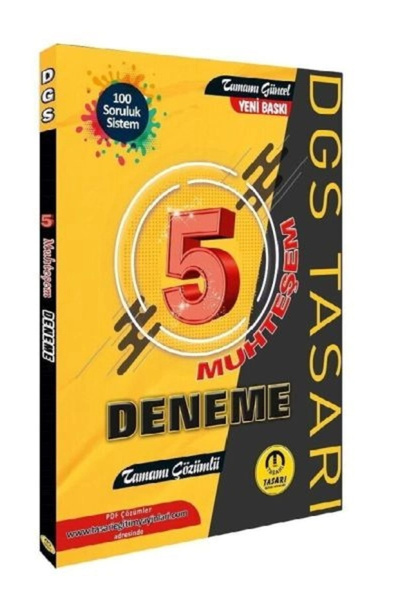 Genel Markalar Tasarı DGS 5 Muhteşem Çözümlü Deneme