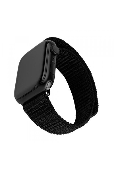 FIXED Nylon Sporty Band for Apple Watch 49/46/45/44/42mm - Black