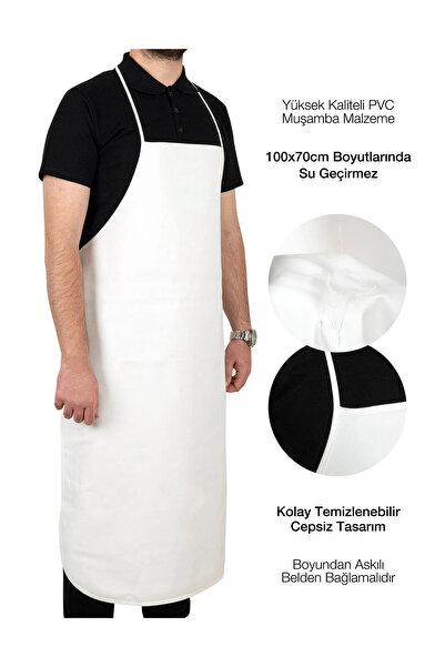 Sero Medikal ASTARLI BEYAZ 70X100 SIVI GEÇİRMEZ bulaşık ve kasap işçi mutfak ...