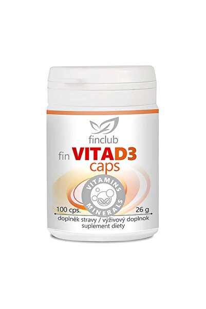 Finclub Supliment alimentar fin VitaD3caps Finclub, 100 capsule, vitamina D3 ...