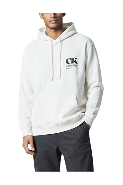 Calvin Klein Ανδρικό Φούτερ Λευκό LV04RG273G-YAS