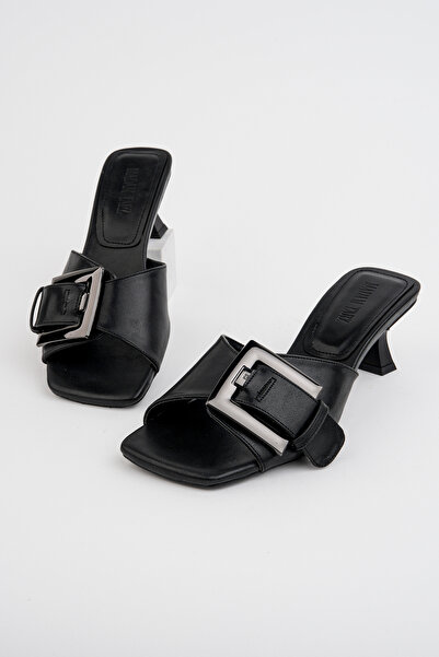 Madam Tarz Rose-17515 Adjustable Buckle Belted Slippers