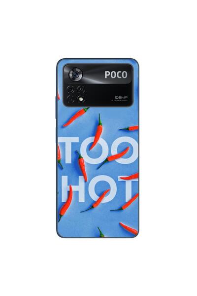 OEM Husa compatibila cu Xiaomi Poco X4 Pro Silicon Gel Tpu Model Mesaj Too Hot