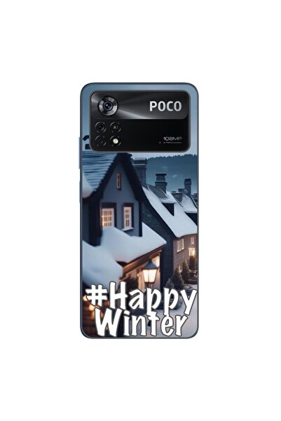 OEM Husa compatibila cu Xiaomi Poco X4 Pro Silicon Gel Tpu Model Happy Winter