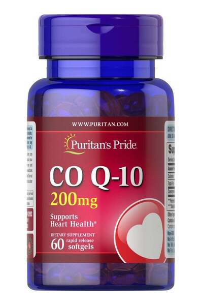 Puritan's Pride Q Sorb Coq-10 200 Mg 60 Softgels