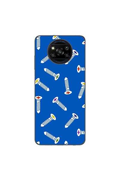 OEM Husa compatibila cu Xiaomi Poco X3 Pro Silicon Gel Tpu Model Screws Pattern