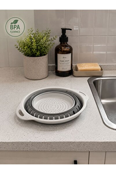 Nestora Kitchen Akordiyon Katlanabilir Süzgeç 20cm