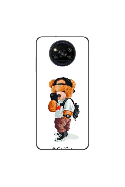OEM Husa compatibila cu Xiaomi Poco X3 Pro Silicon Gel Tpu Model Bear Teddy S...