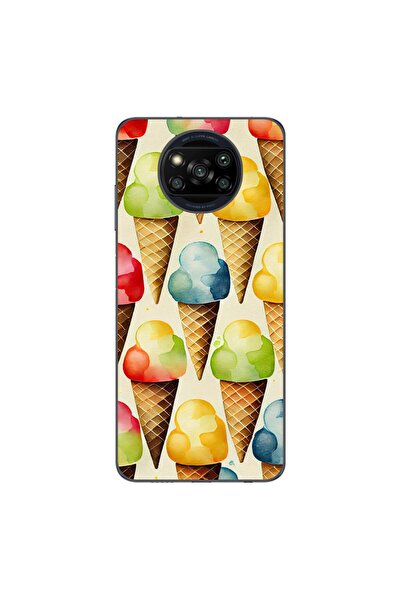 OEM Калъф, съвместим с Xiaomi Poco X3 Pro, силиконов гел TPU модел с десен на...